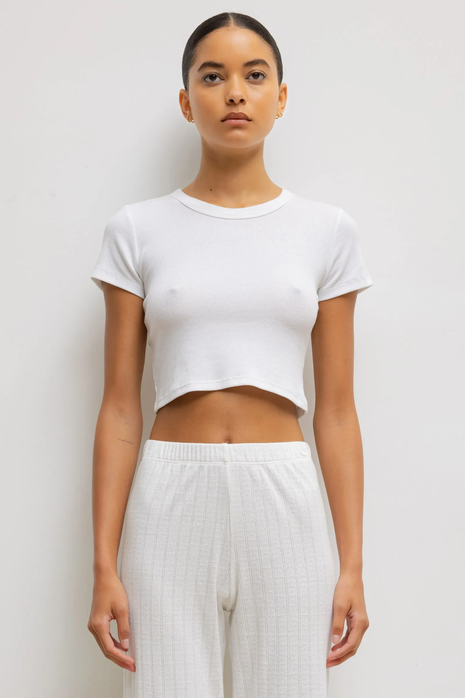 Kelly Crop Slim Fit Tee sold by Leset