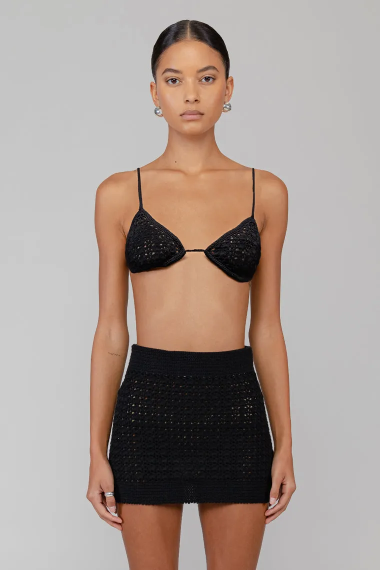 Lucy Crochet Bra sold by Leset