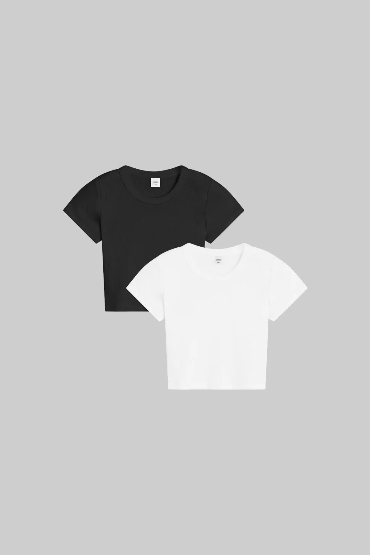 Kelly Crop Slim Fit Tee 2 Pack sold by Leset product image thumbnail 2
