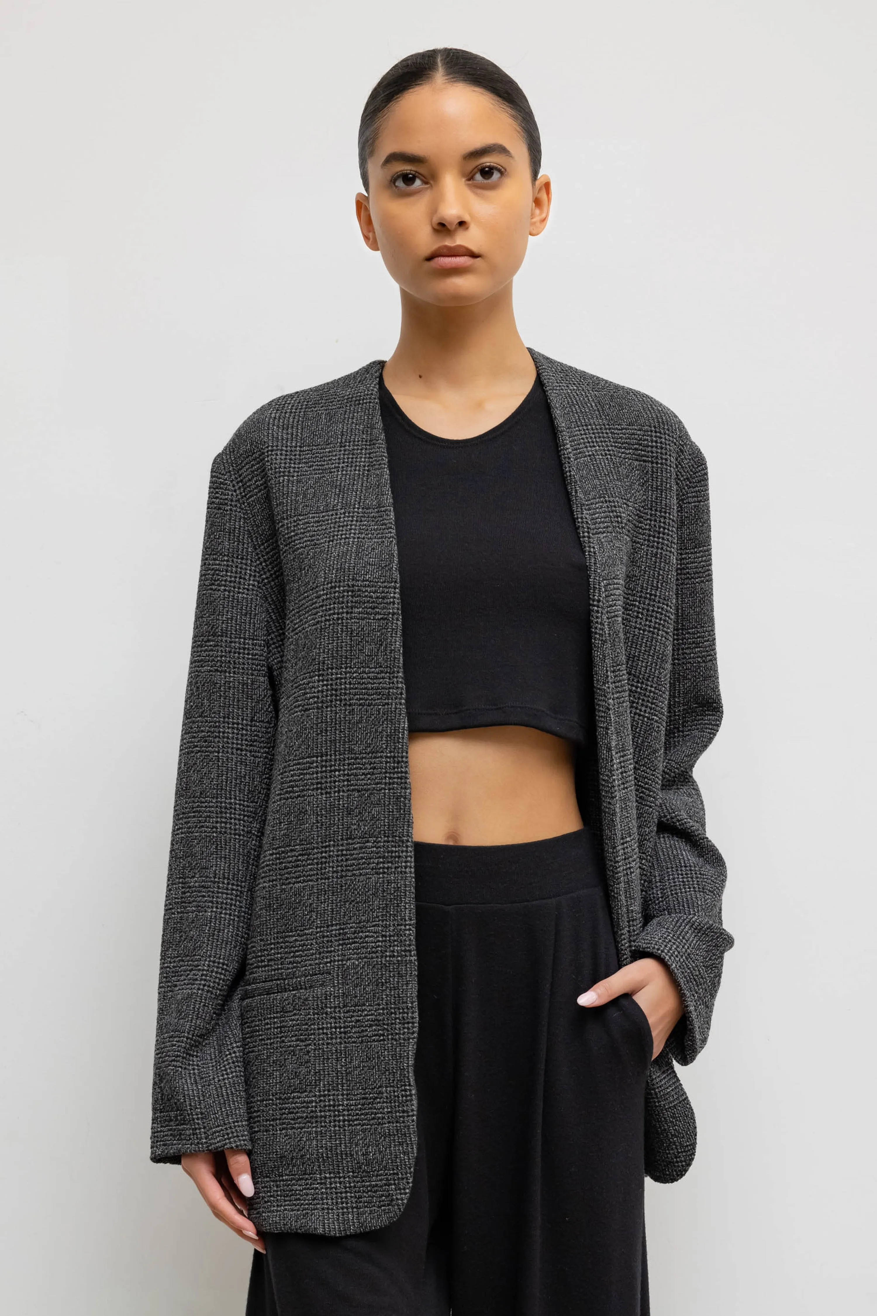 Austyn Collarless Blazer sold by Leset