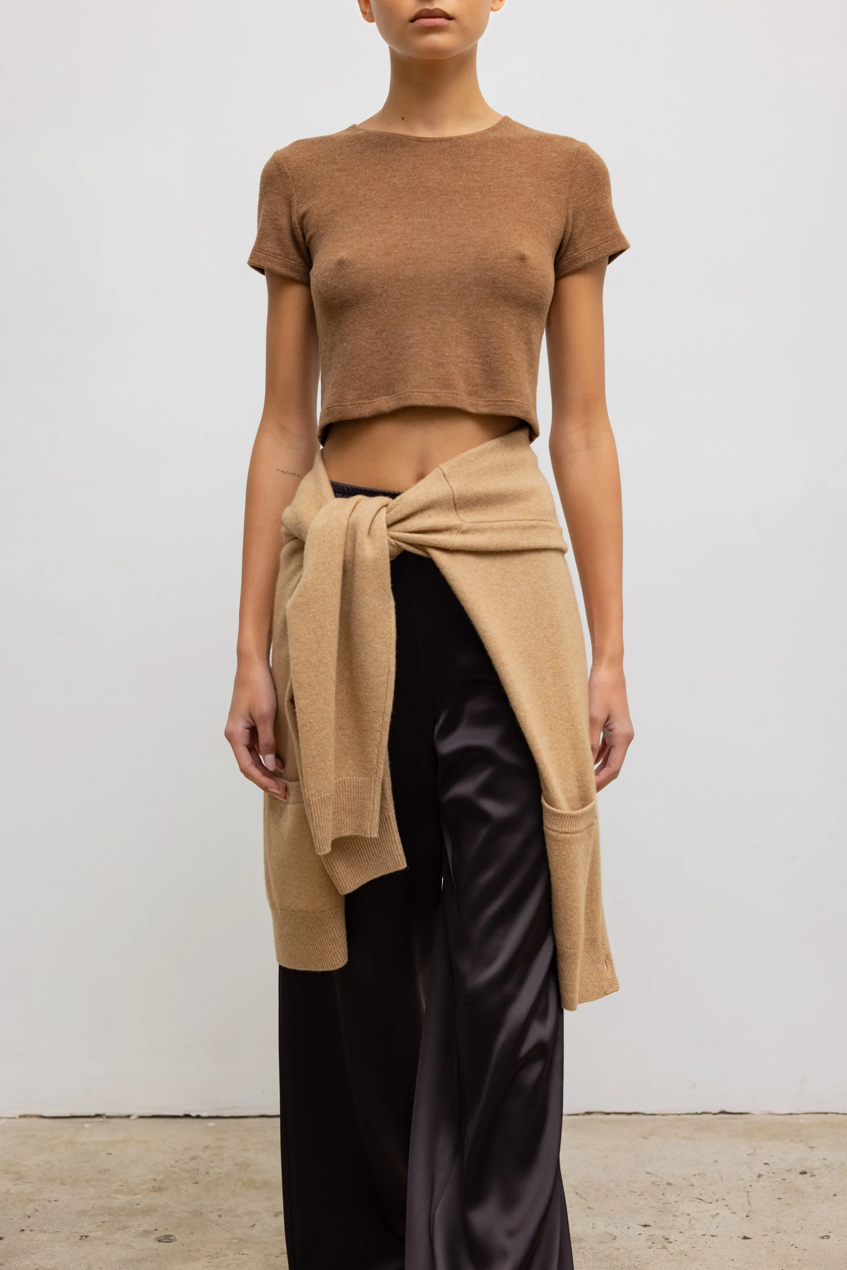 Lauren Crop Slim Fit Tee sold by Leset product image thumbnail 3