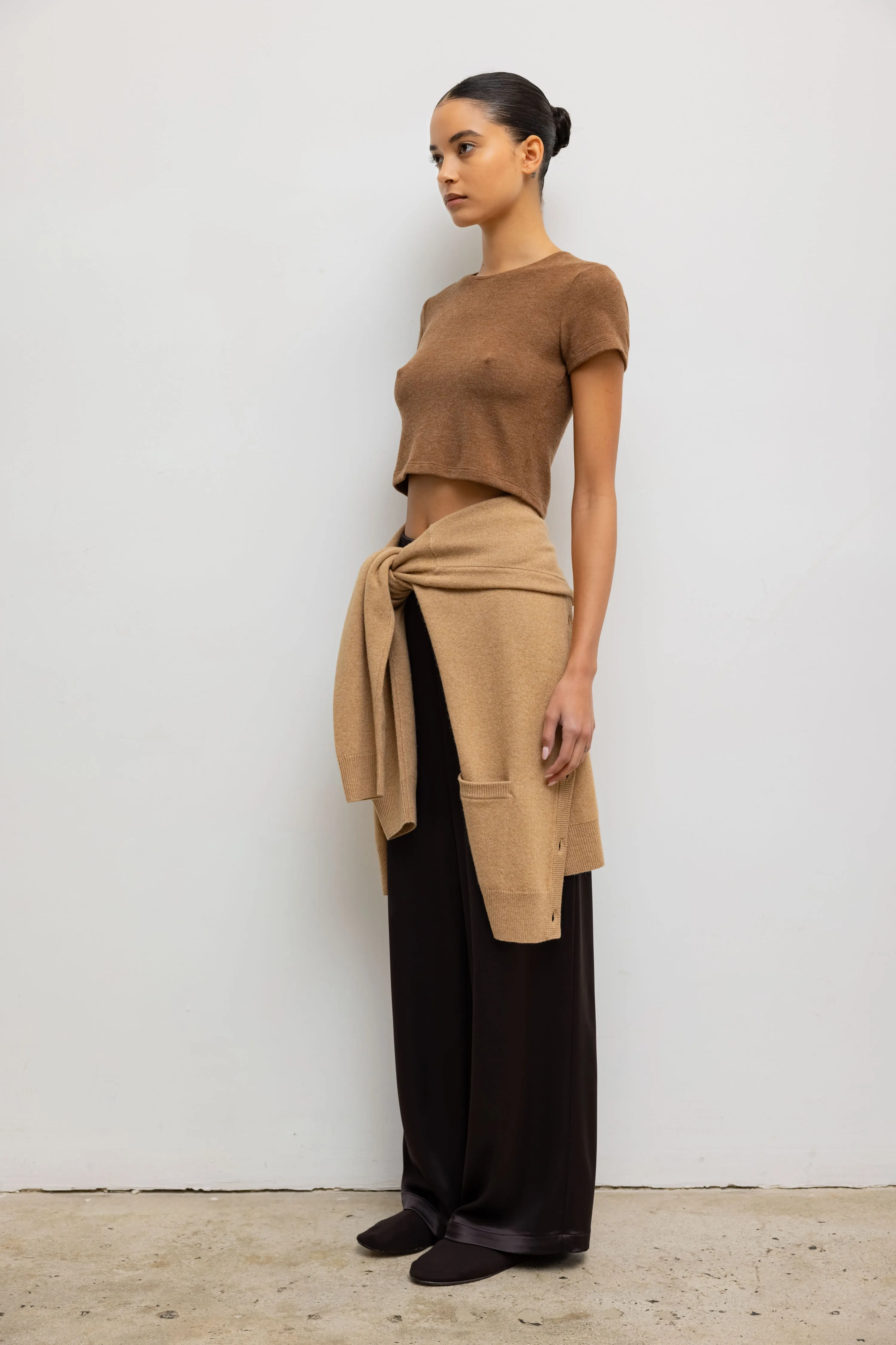 Lauren Crop Slim Fit Tee sold by Leset product image thumbnail 5