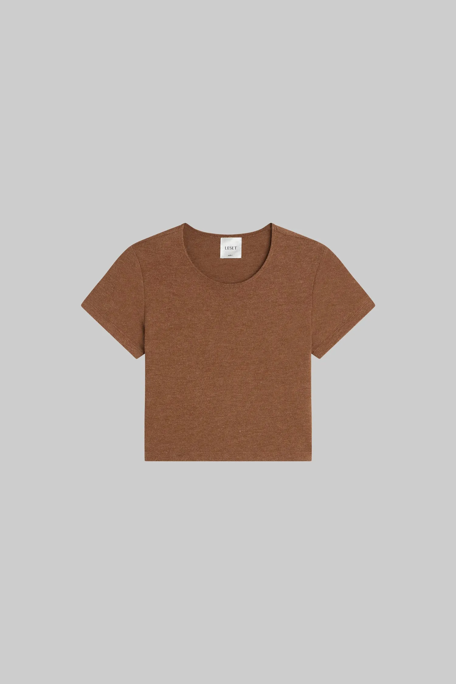 Lauren Crop Slim Fit Tee sold by Leset product image thumbnail 2