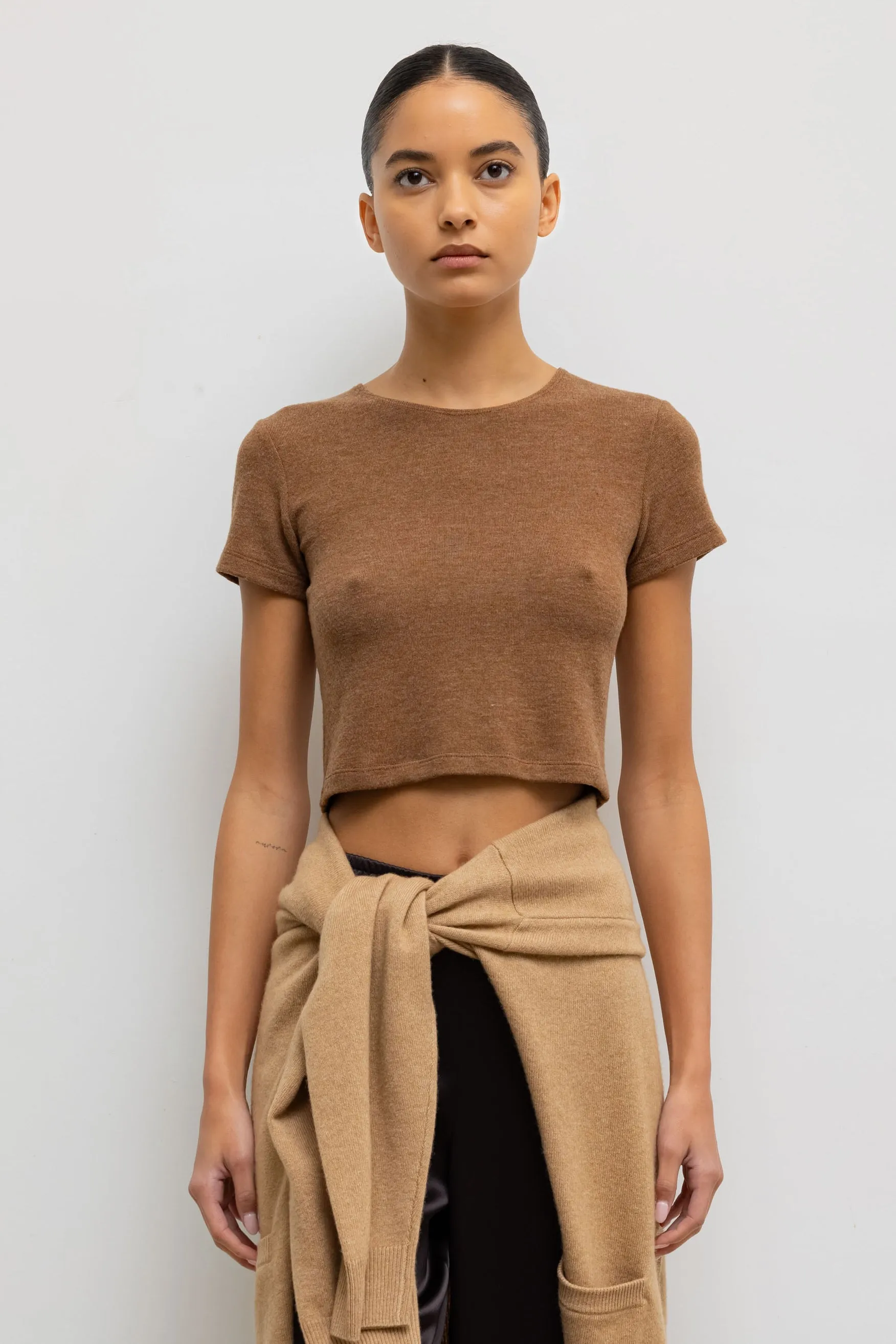 Lauren Crop Slim Fit Tee sold by Leset