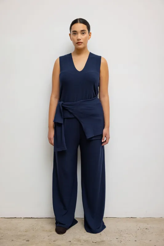 Lauren Pleated Pocket Pant sold by Leset