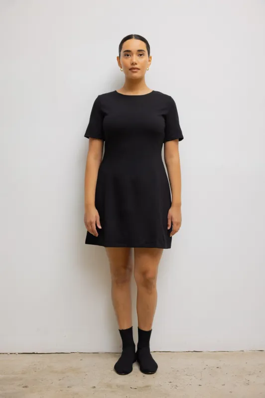 Rio Short Sleeve Mini Dress made by Leset