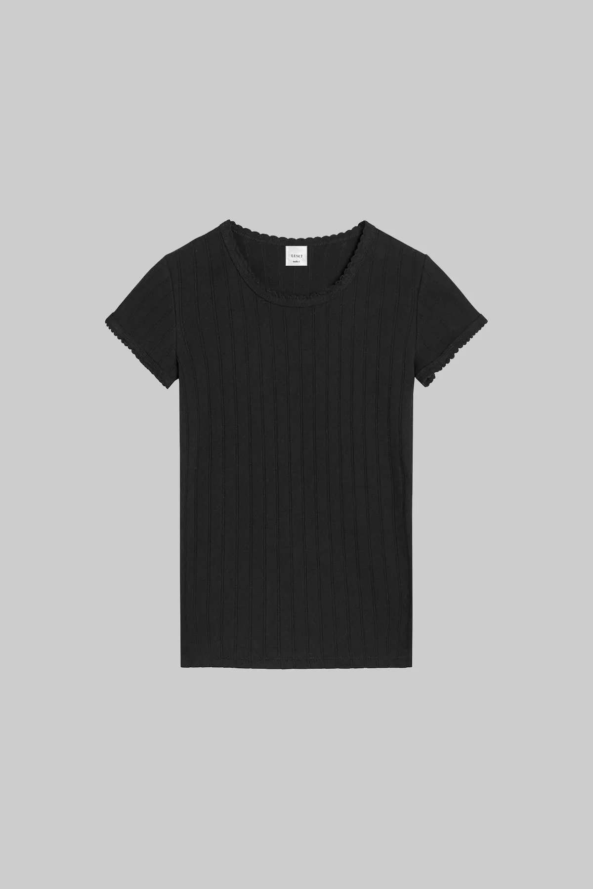 Pointelle Slim Fit Tee sold by Leset product image thumbnail 2