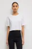 Laura Crop Boxy Tee sold by Leset