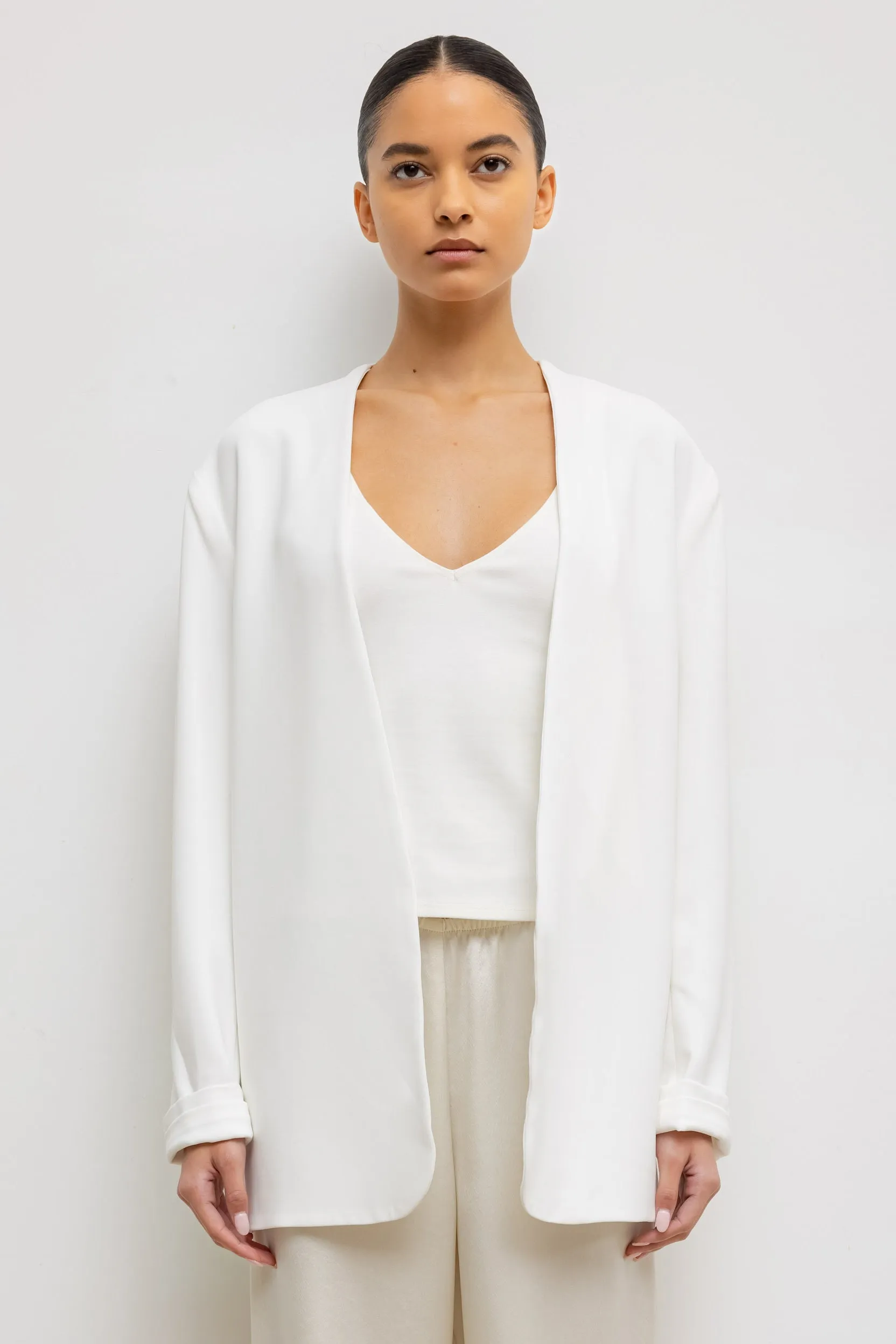 Arielle Collarless Blazer sold by Leset