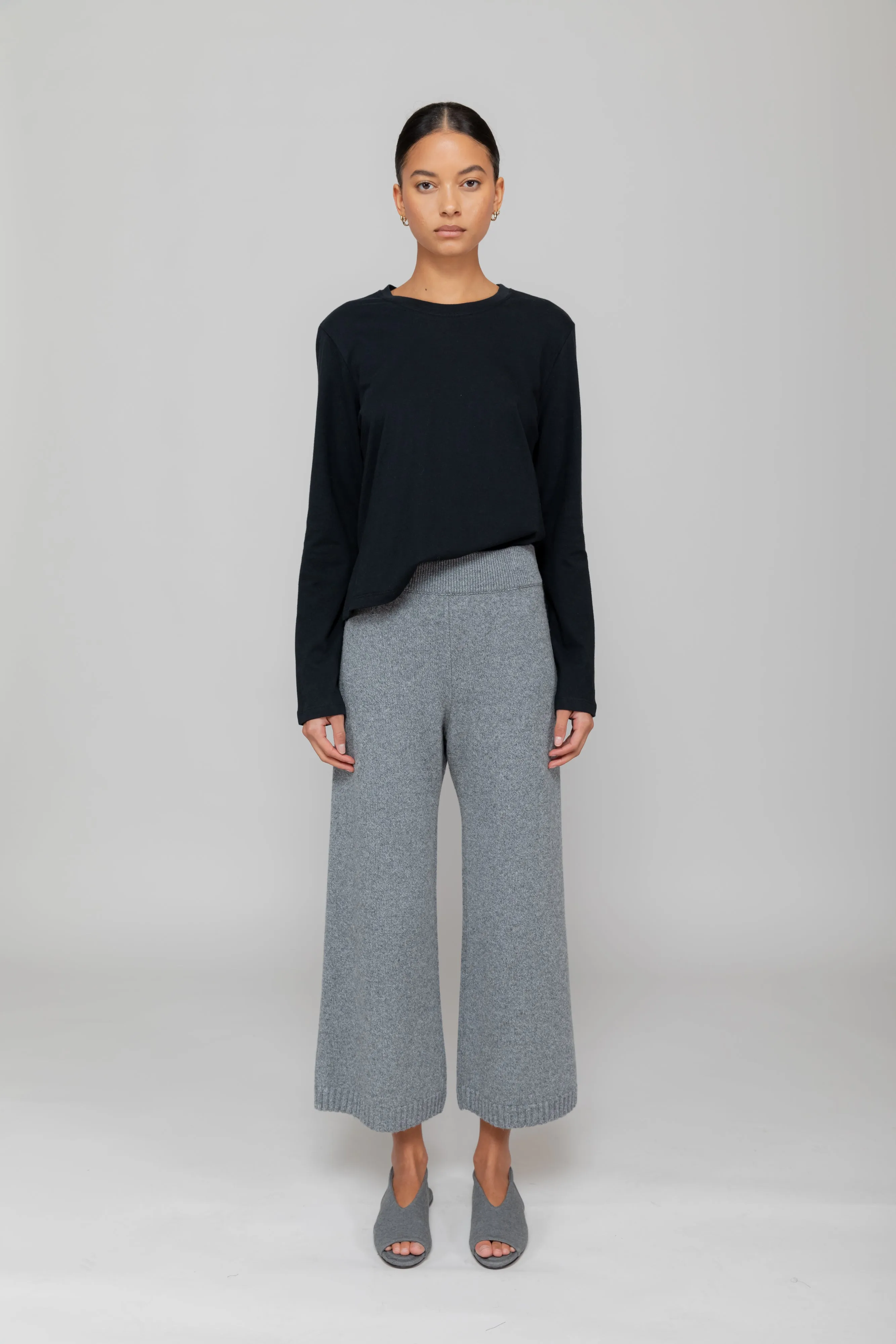 Zoe Crop Wide Leg Pant sold by Leset