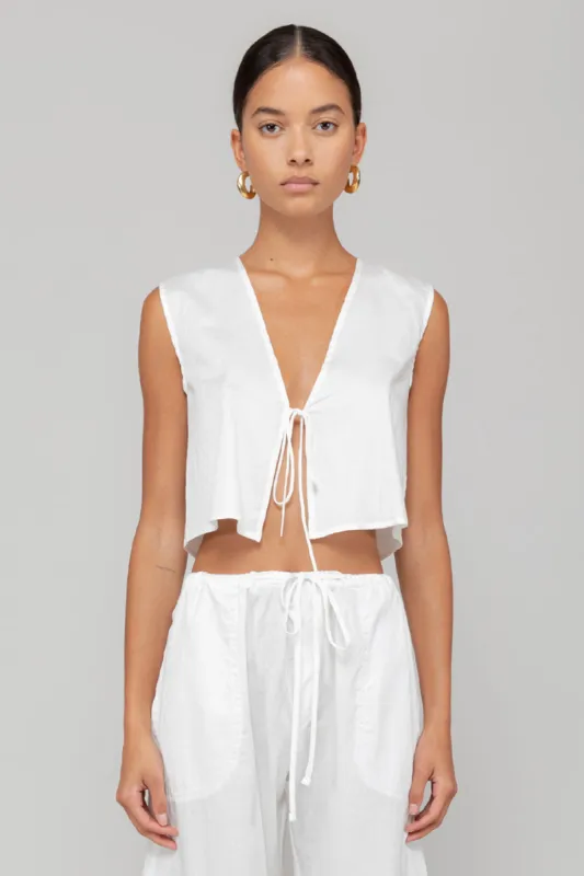 Yoko Tie Top sold by Leset