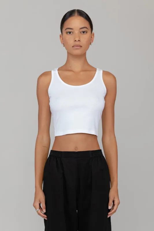 Kelly Scoop Neck Tank sold by Leset