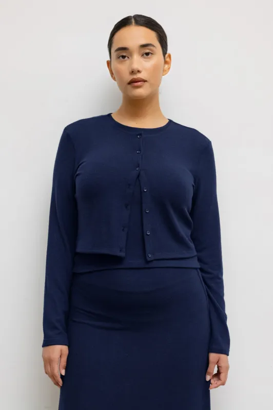 Lauren Crop Cardigan II sold by Leset