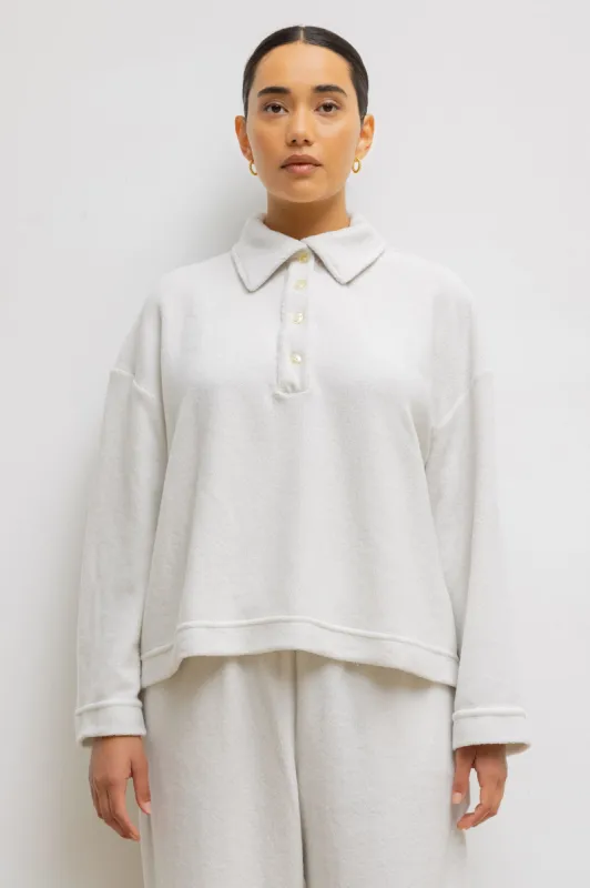 Teddy Collar Pullover sold by Leset