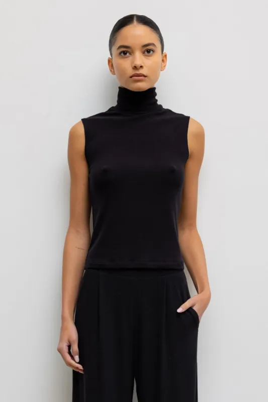 Lauren Sleeveless Turtleneck made by Leset