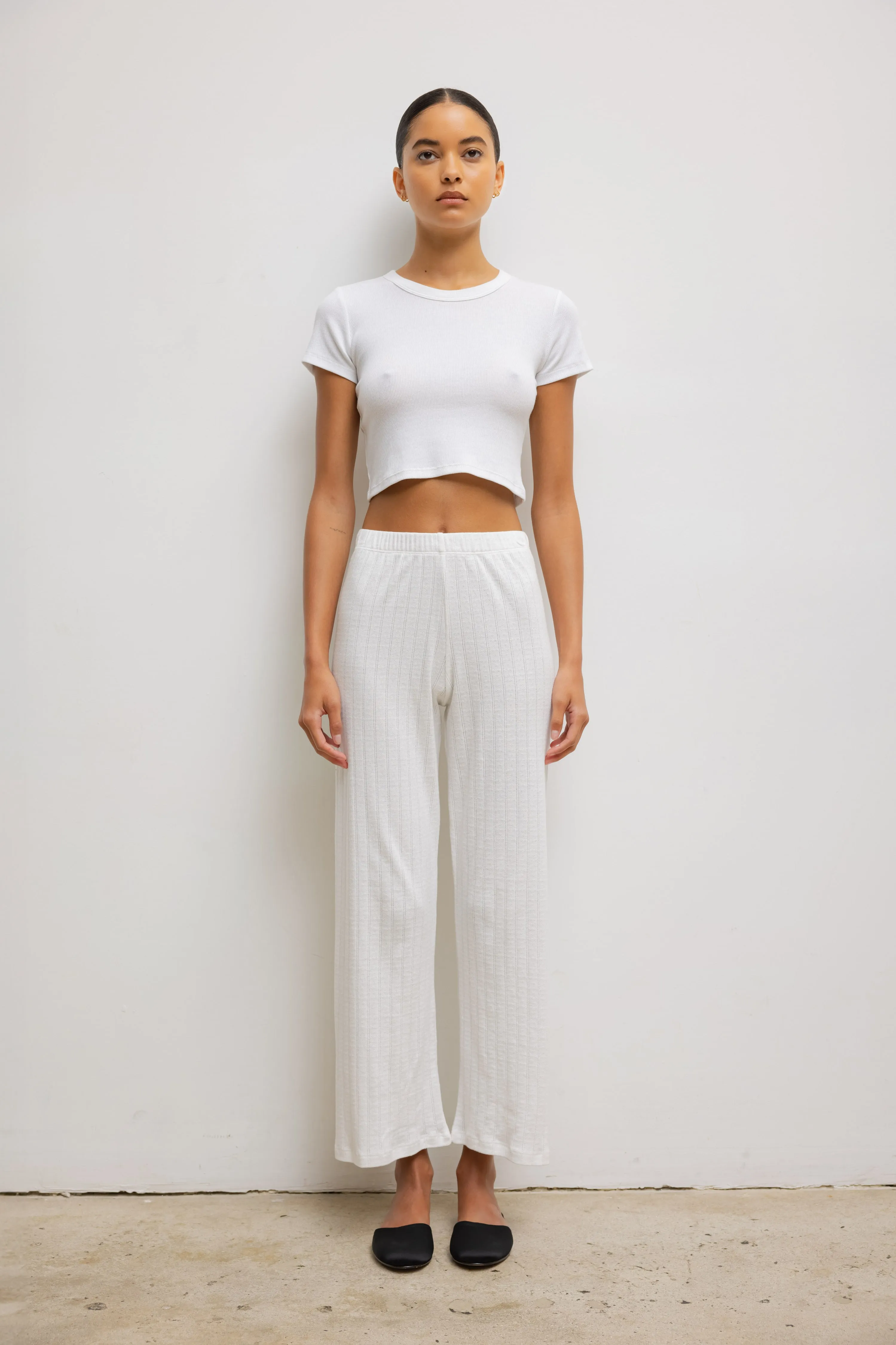 Pointelle Burnout Pant sold by Leset