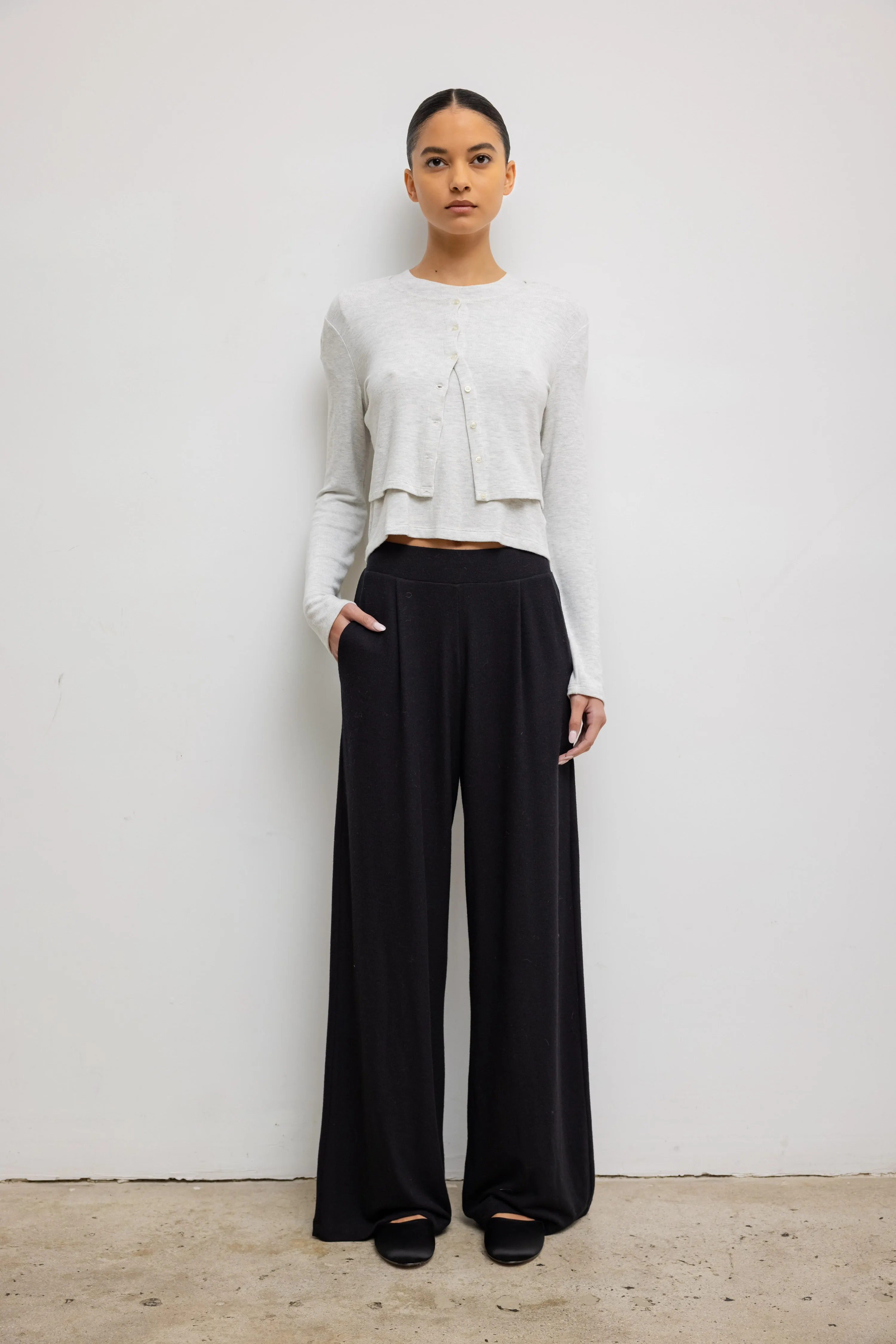 Lauren Pleated Pocket Pant sold by Leset