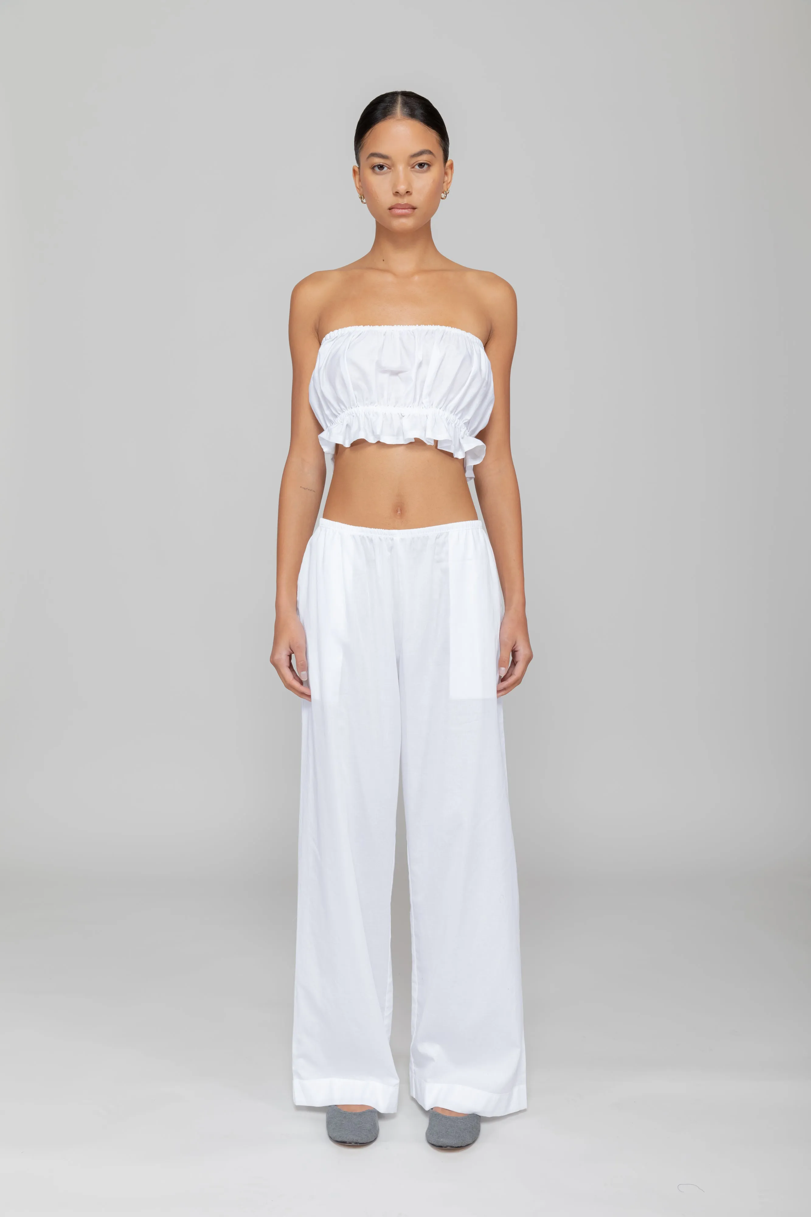 Yoko Ruffle Tube Top sold by Leset product image thumbnail 4