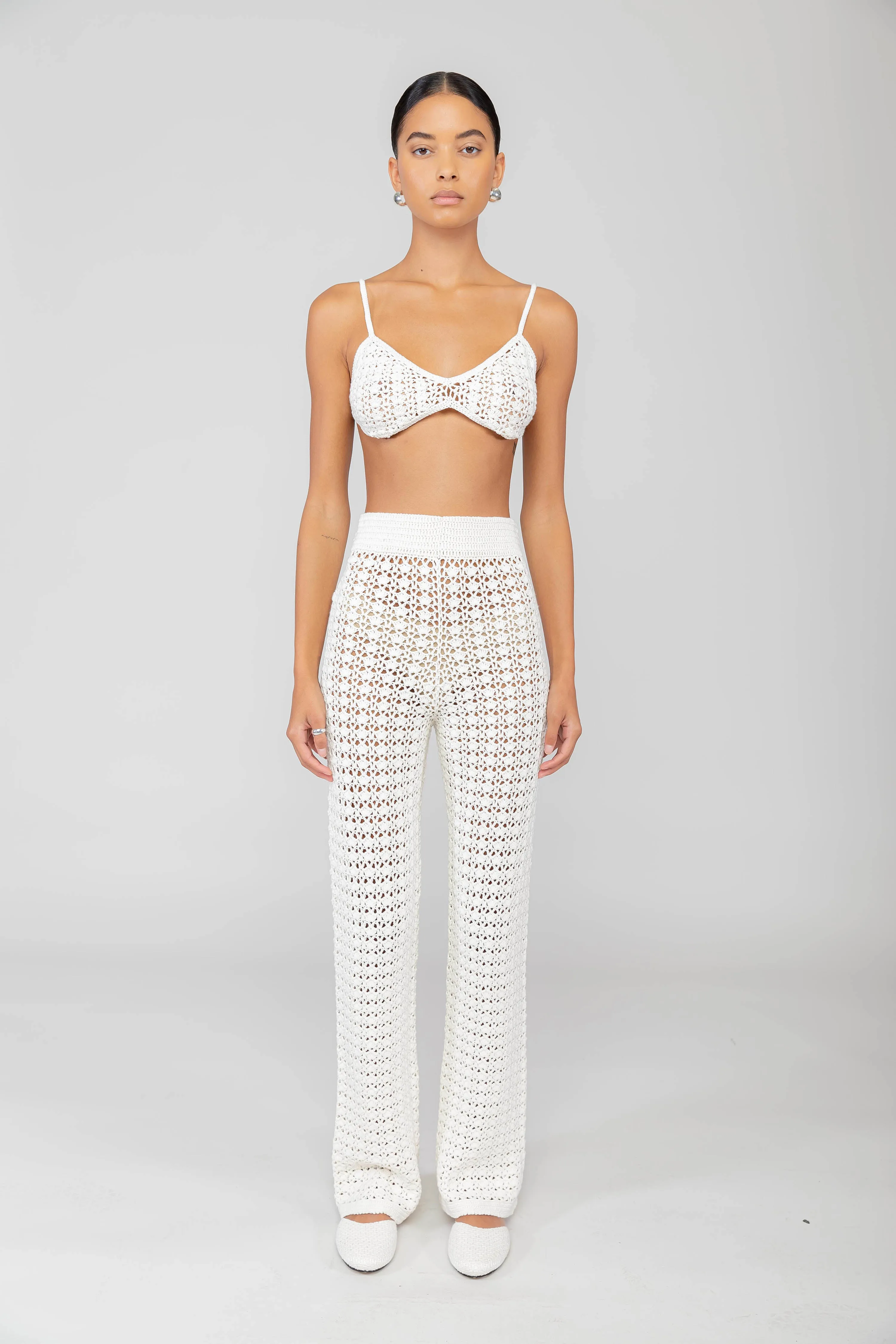 Lucy Crochet Pant sold by Leset