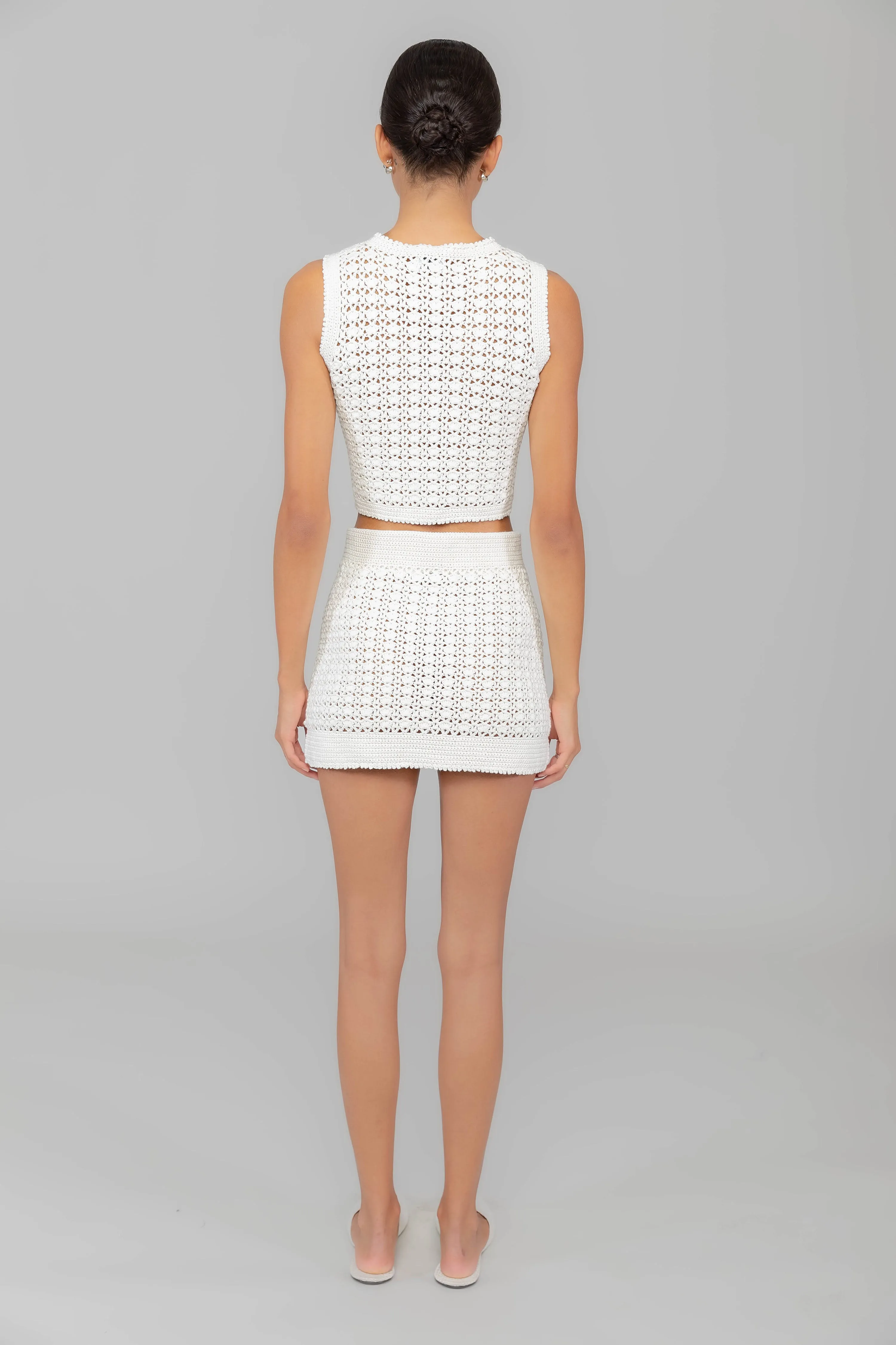 Lucy Crochet Mini Skirt sold by Leset product image thumbnail 5