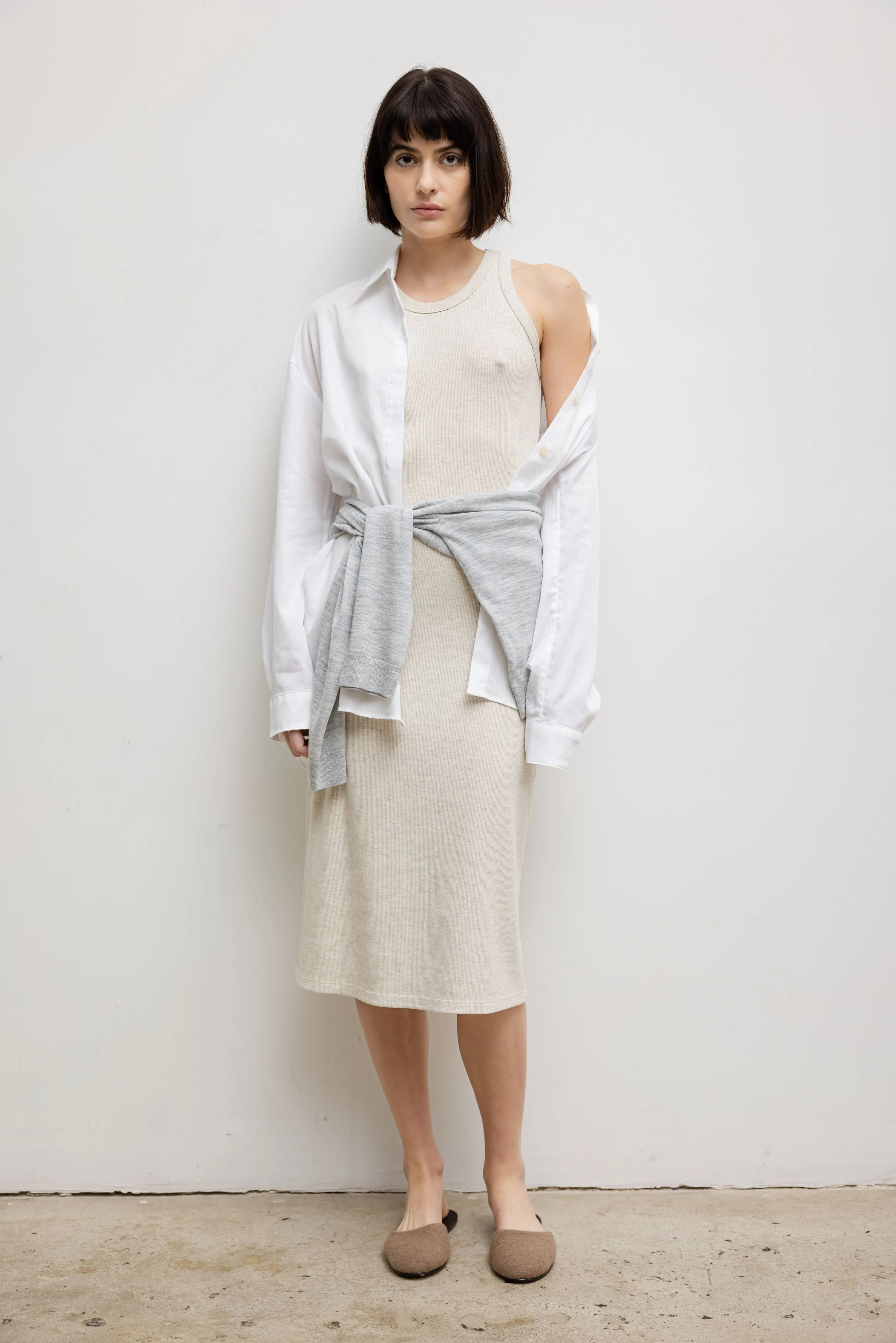 Kelly Racerback Midi Dress sold by Leset