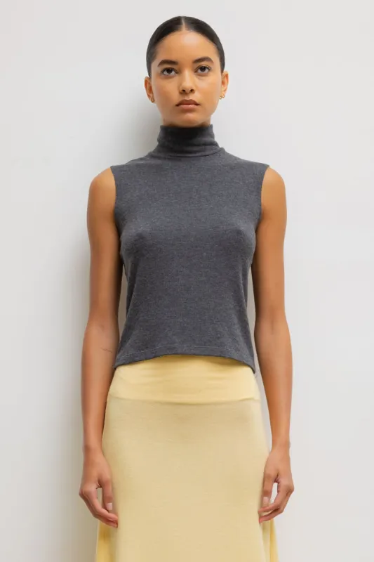 Lauren Sleeveless Turtleneck sold by Leset