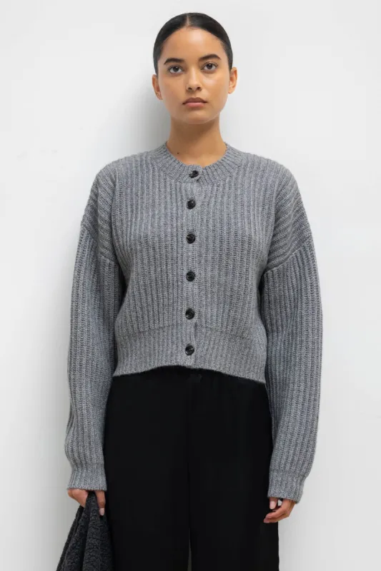 Emma Rib Cardigan sold by Leset
