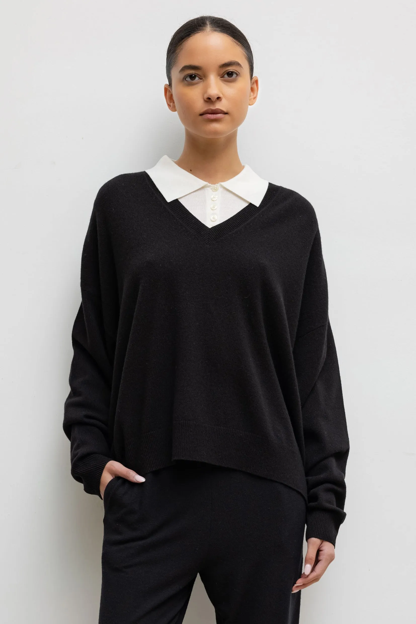 Zoe V Neck sold by Leset