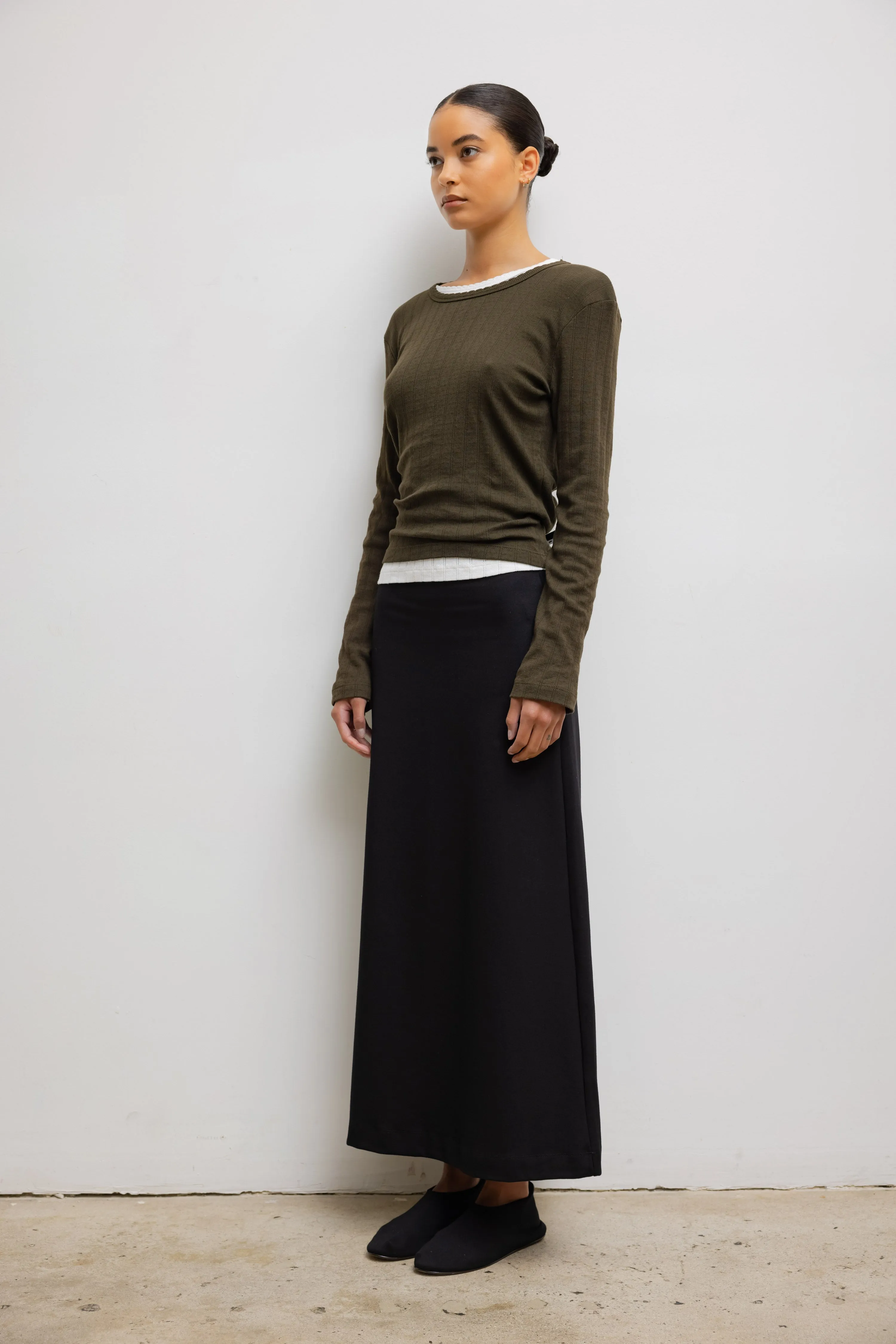 Pointelle Slim Fit Long Sleeve sold by Leset product image thumbnail 5