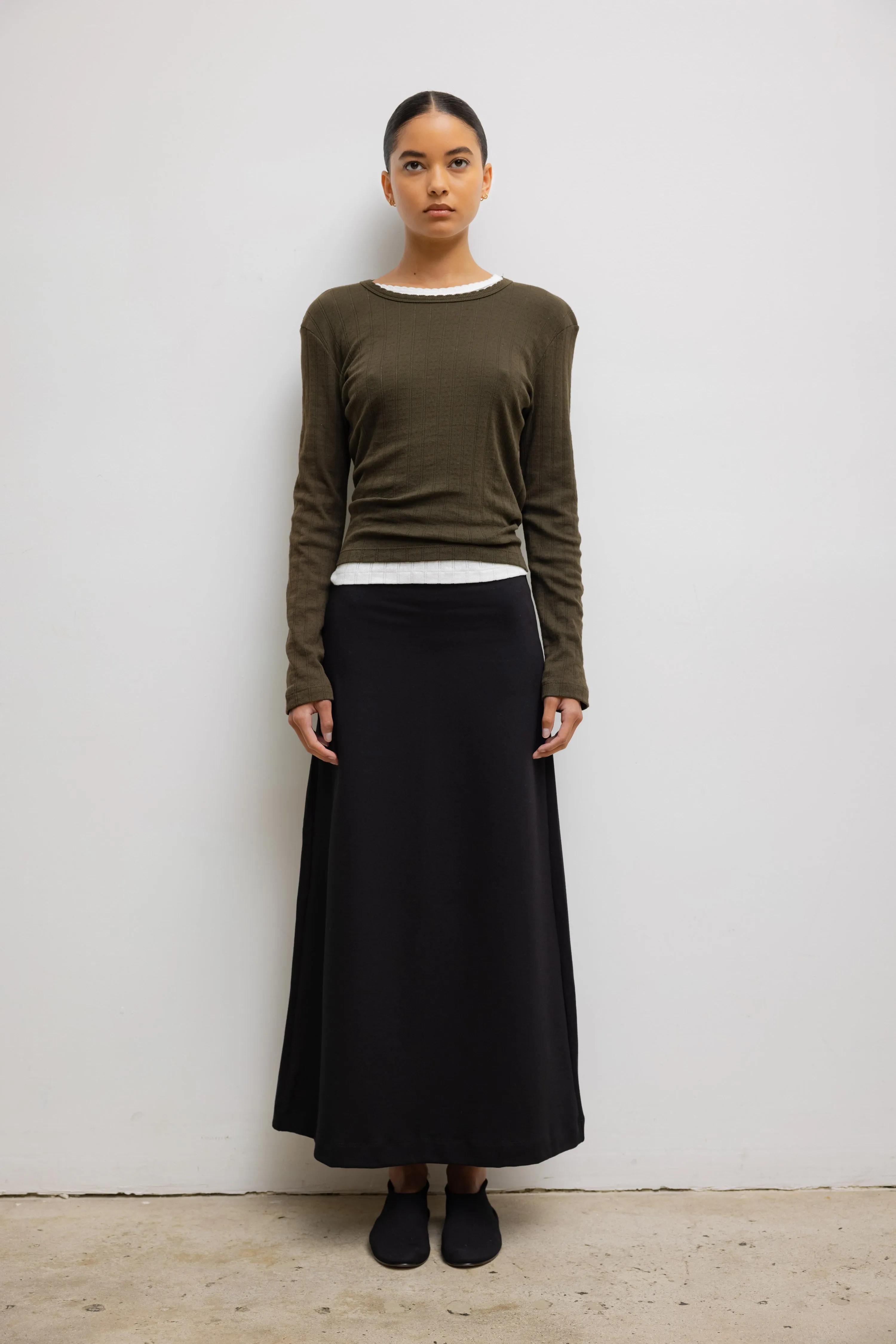 Pointelle Slim Fit Long Sleeve sold by Leset product image thumbnail 4