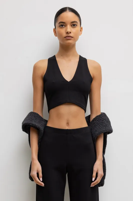 Rio V Crop Tank sold by Leset