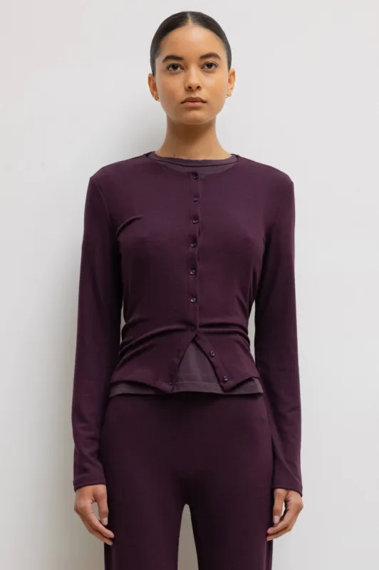 Lauren Classic Cardigan sold by Leset