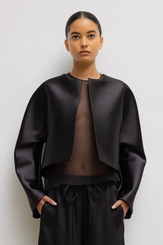 Bobbi Crop Jacket made by Leset