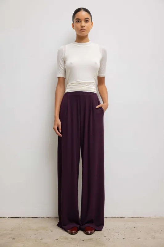 Lauren Pleated Pocket Pant sold by Leset