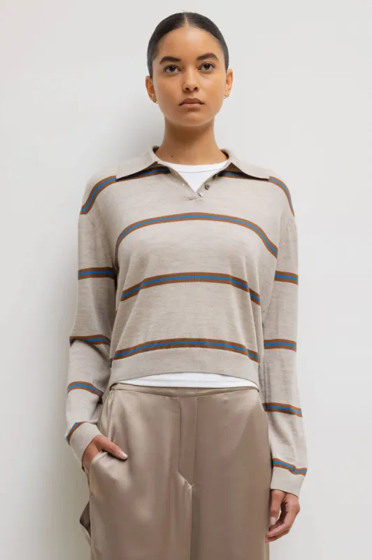 James Stripe Polo sold by Leset