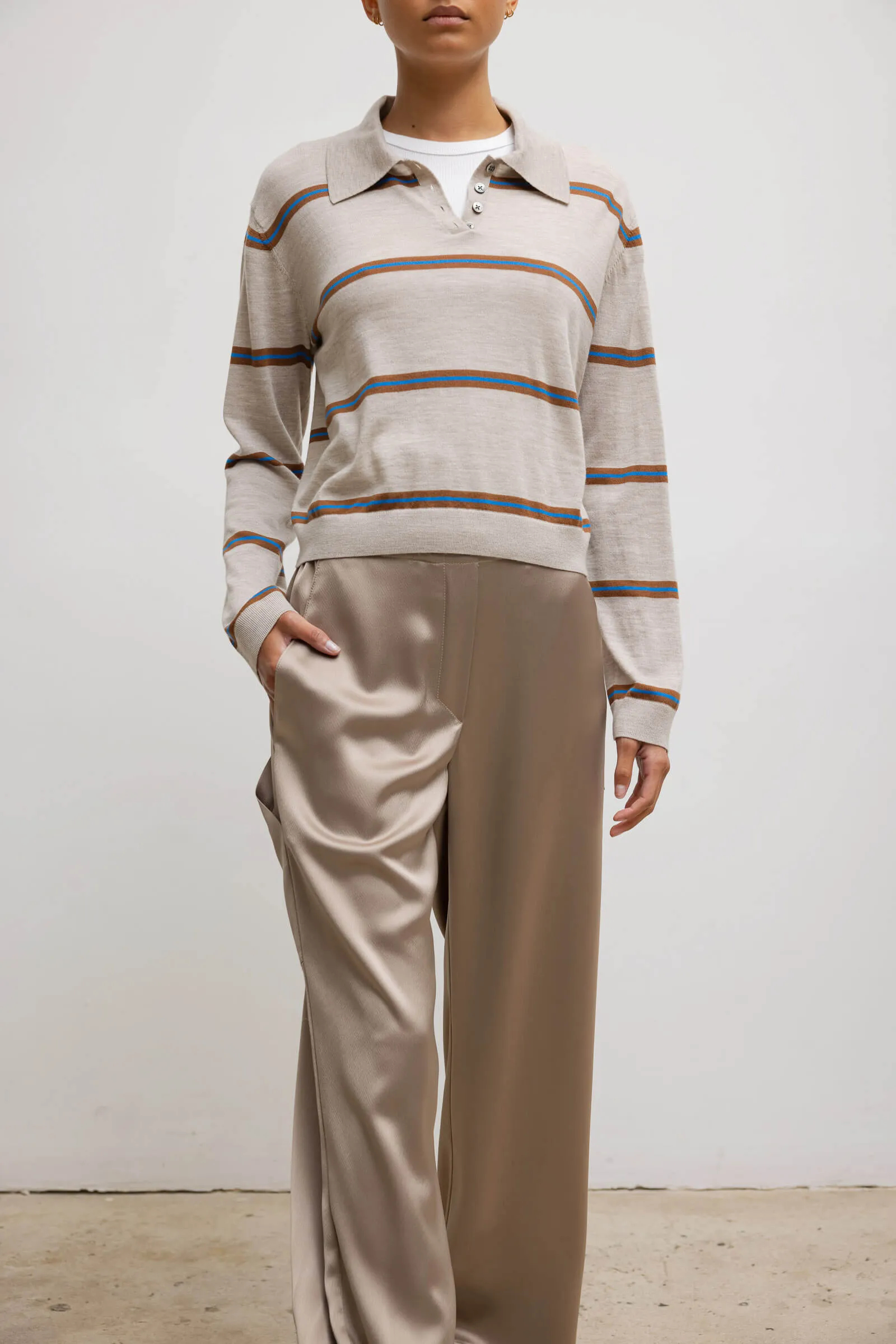 James Stripe Polo sold by Leset product image thumbnail 5