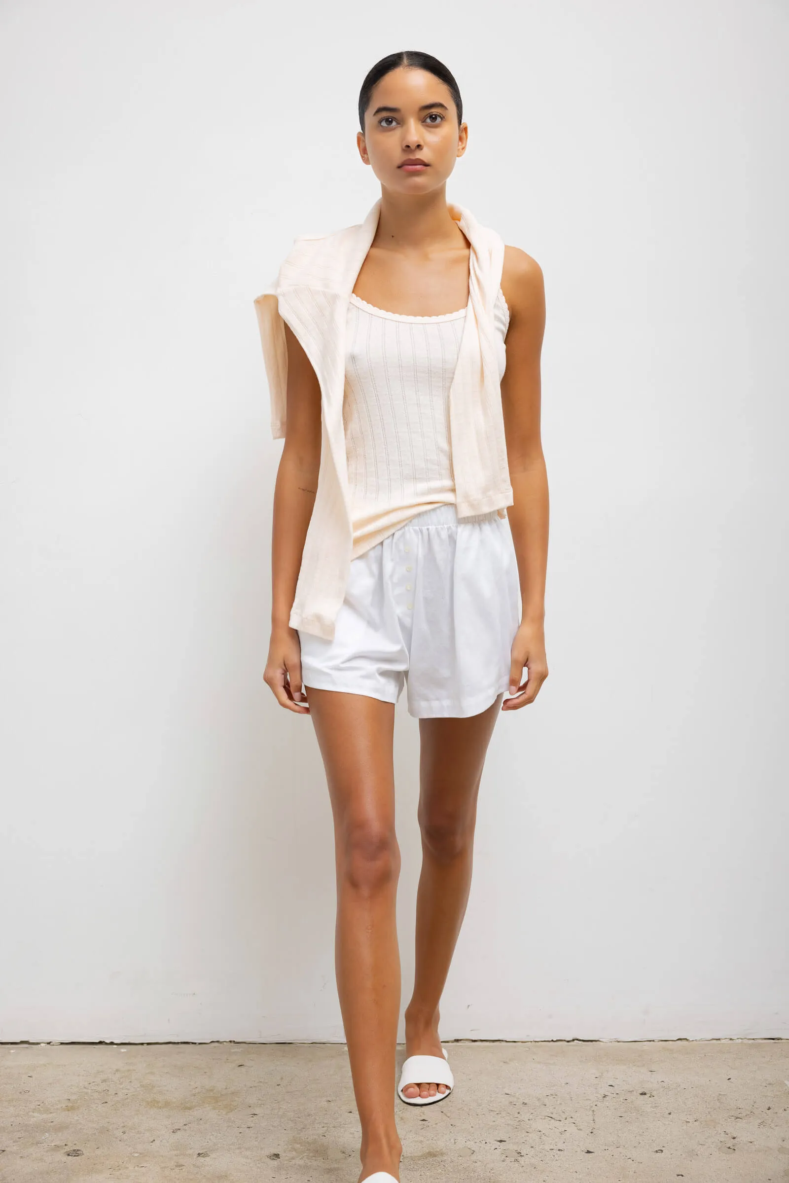 Pointelle Tank sold by Leset product image thumbnail 4