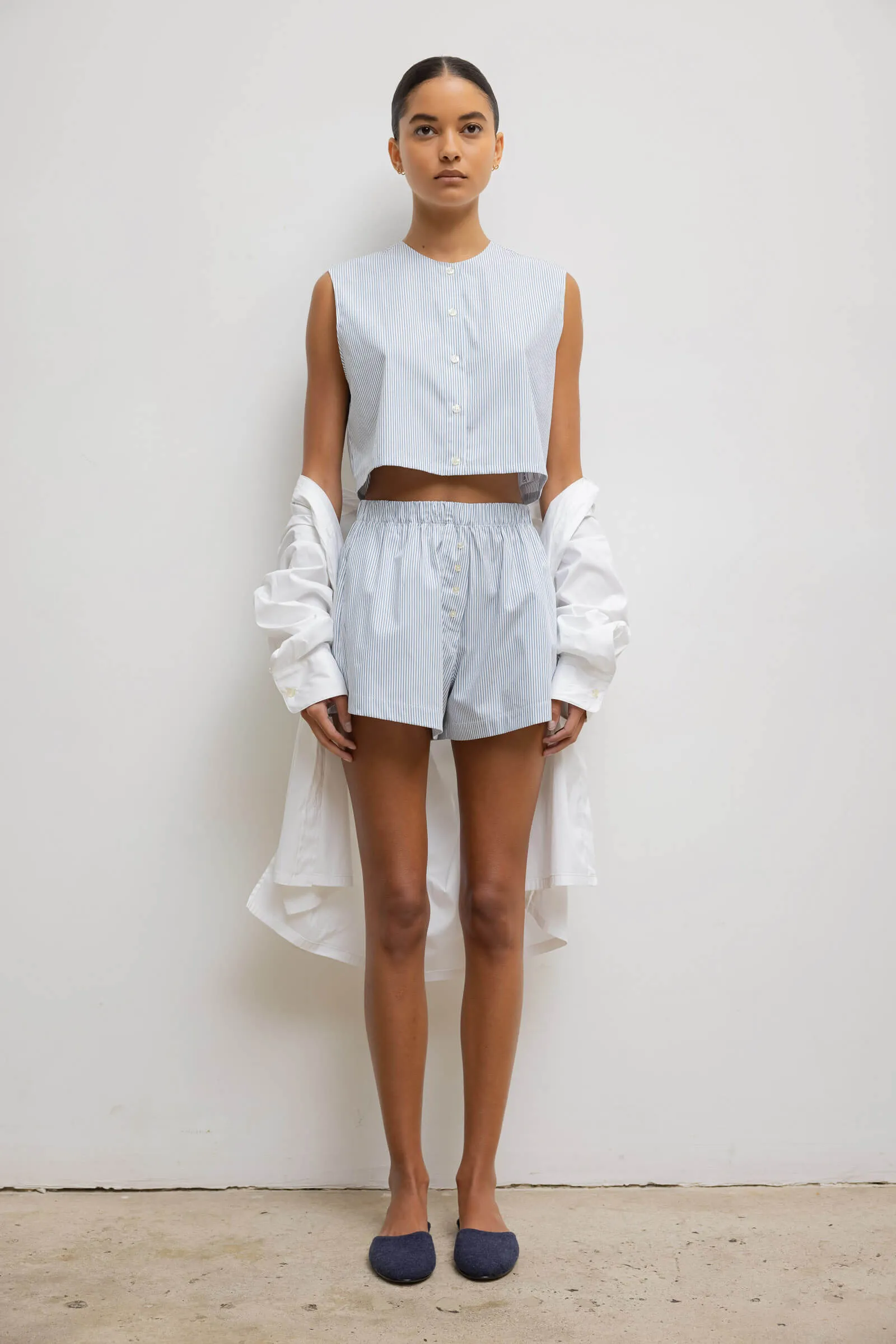 Yoshi Stripe Boxer Short sold by Leset