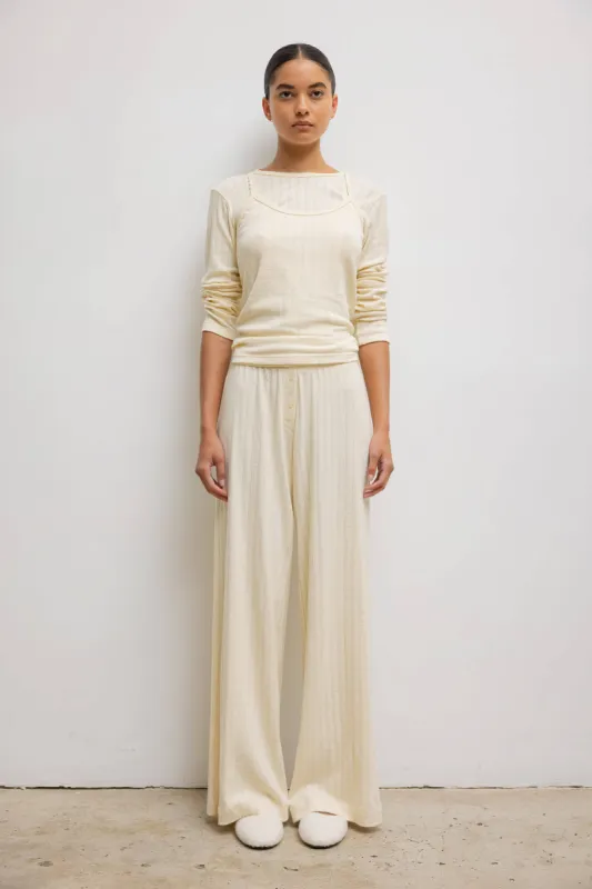 Pointelle Boxer Pant sold by Leset