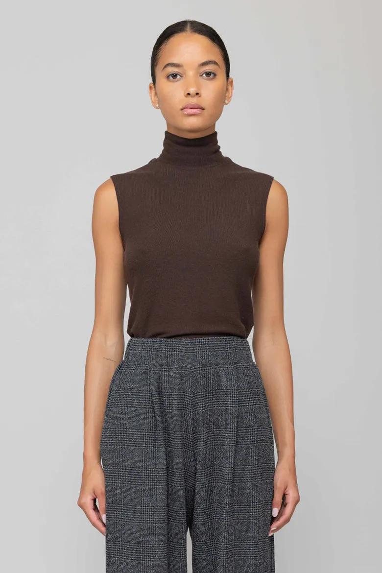Lauren Sleeveless Turtleneck sold by Leset