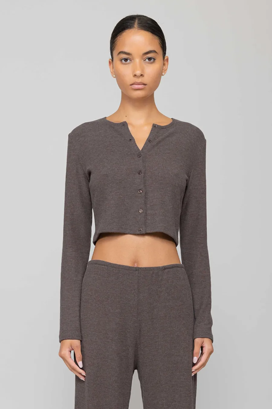 Lauren Crop Cardigan II sold by Leset
