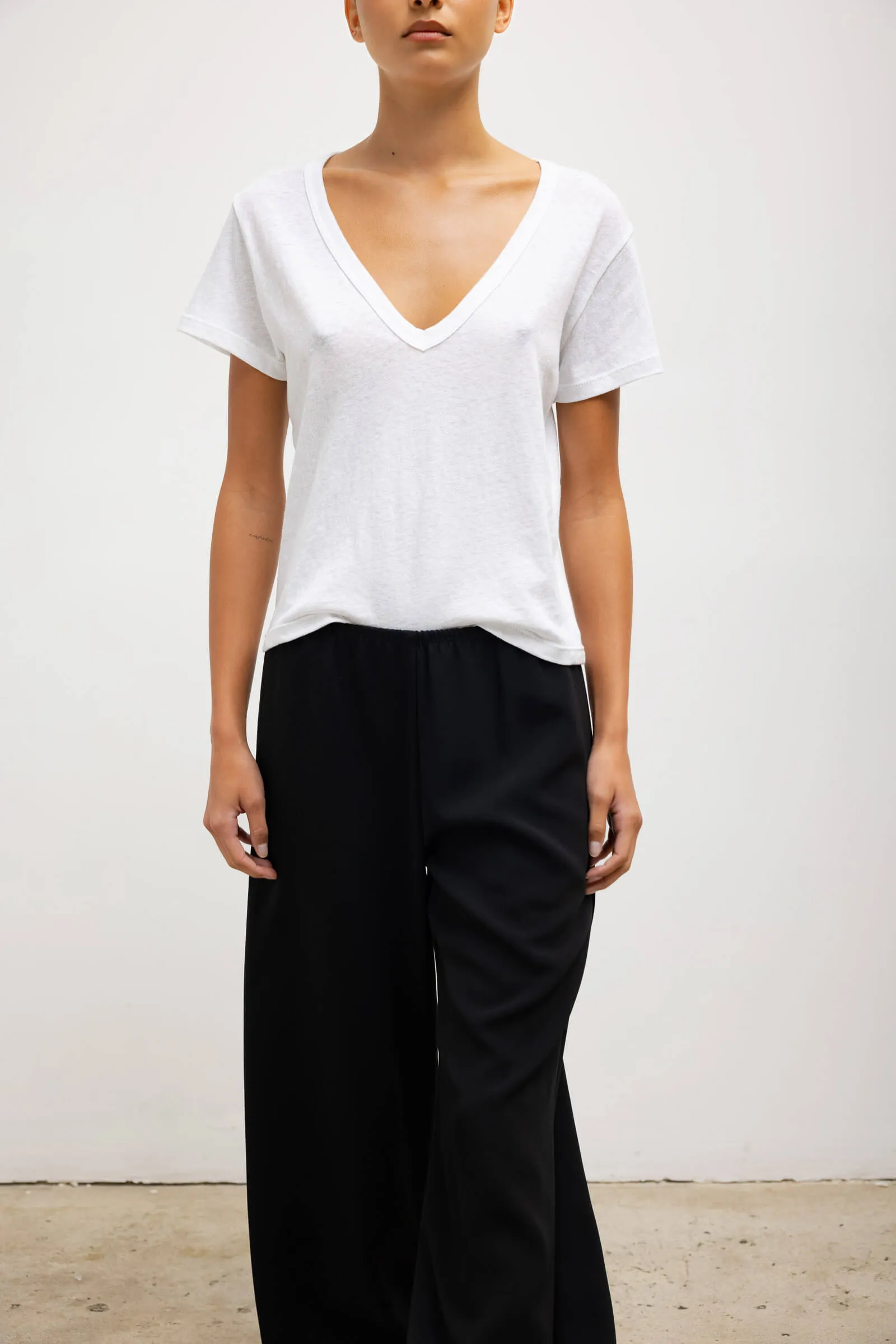 Laura V Neck Tee sold by Leset product image thumbnail 5