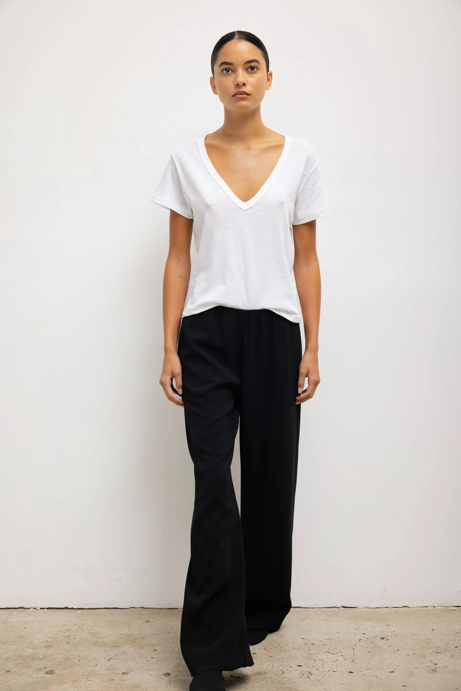 Laura V Neck Tee sold by Leset product image thumbnail 4