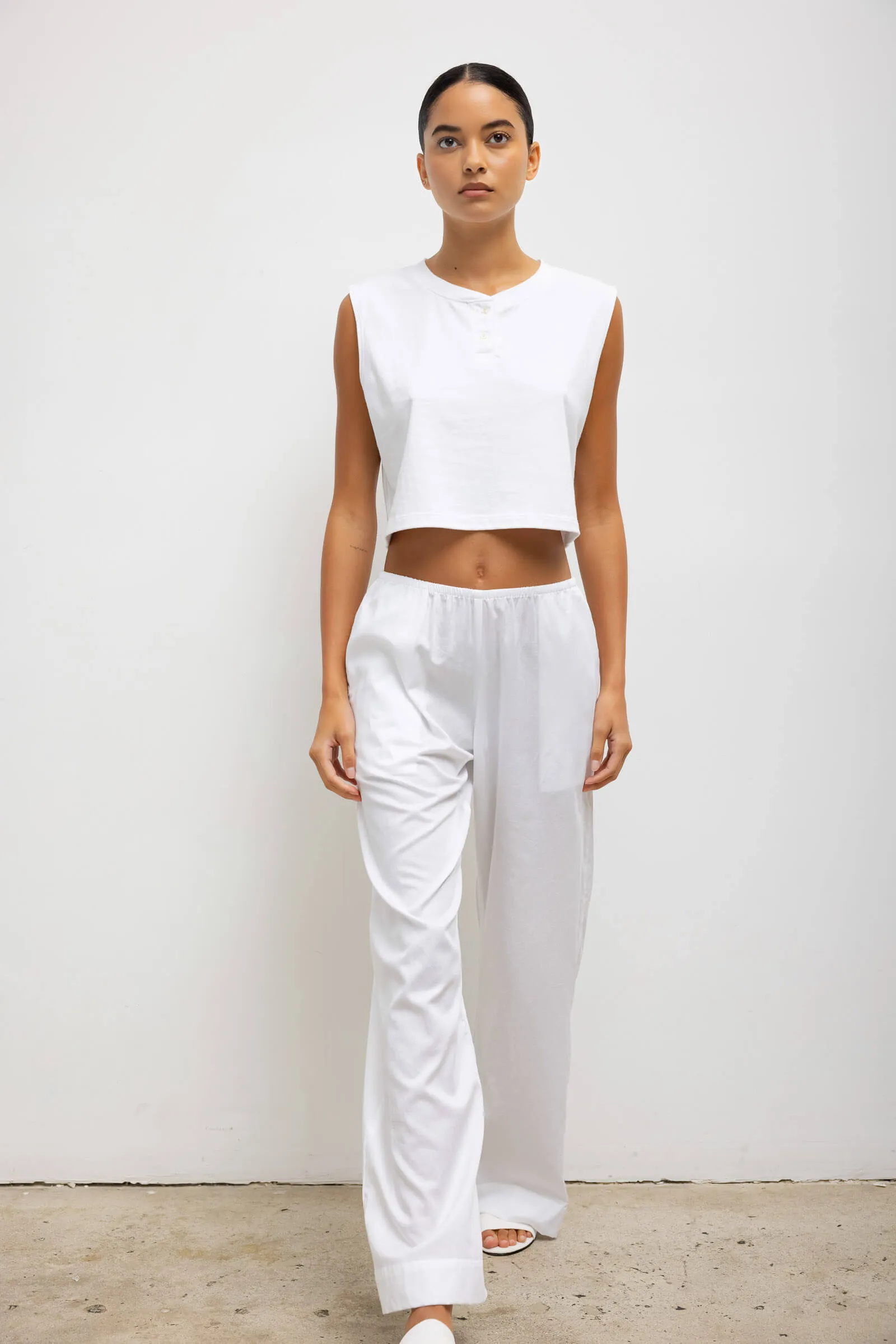 Margo Sleeveless Henley sold by Leset product image thumbnail 4