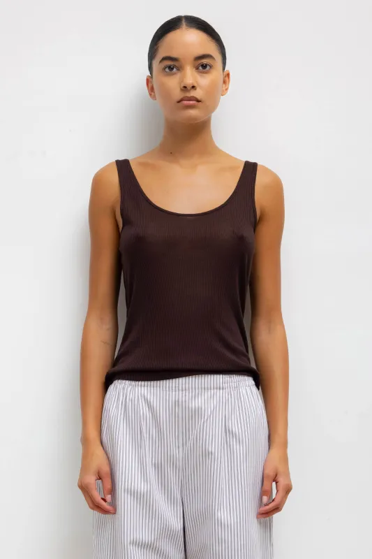 Rozzi Scoop Neck Tank sold by Leset