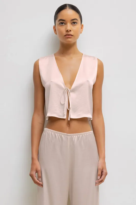 Barb Tie Top sold by Leset