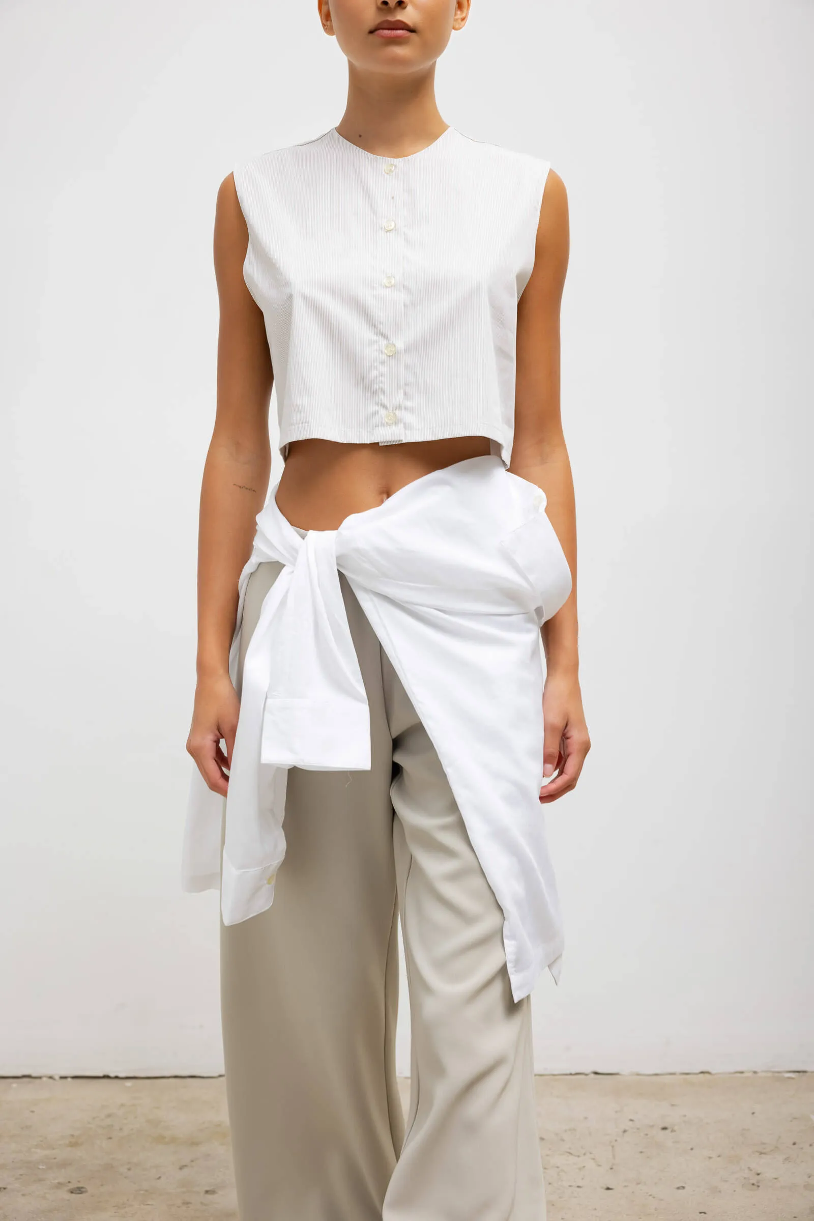 Yoshi Crewneck Vest sold by Leset product image thumbnail 5