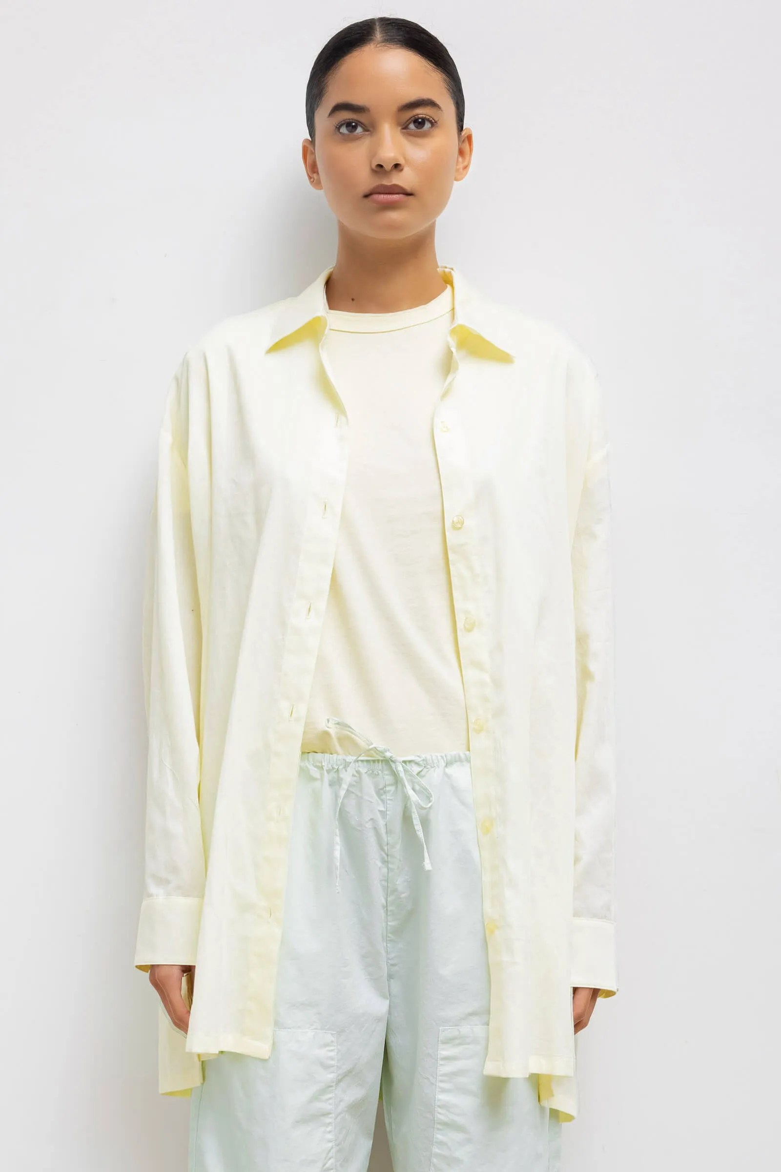 Yoko Oversized Button Down sold by Leset