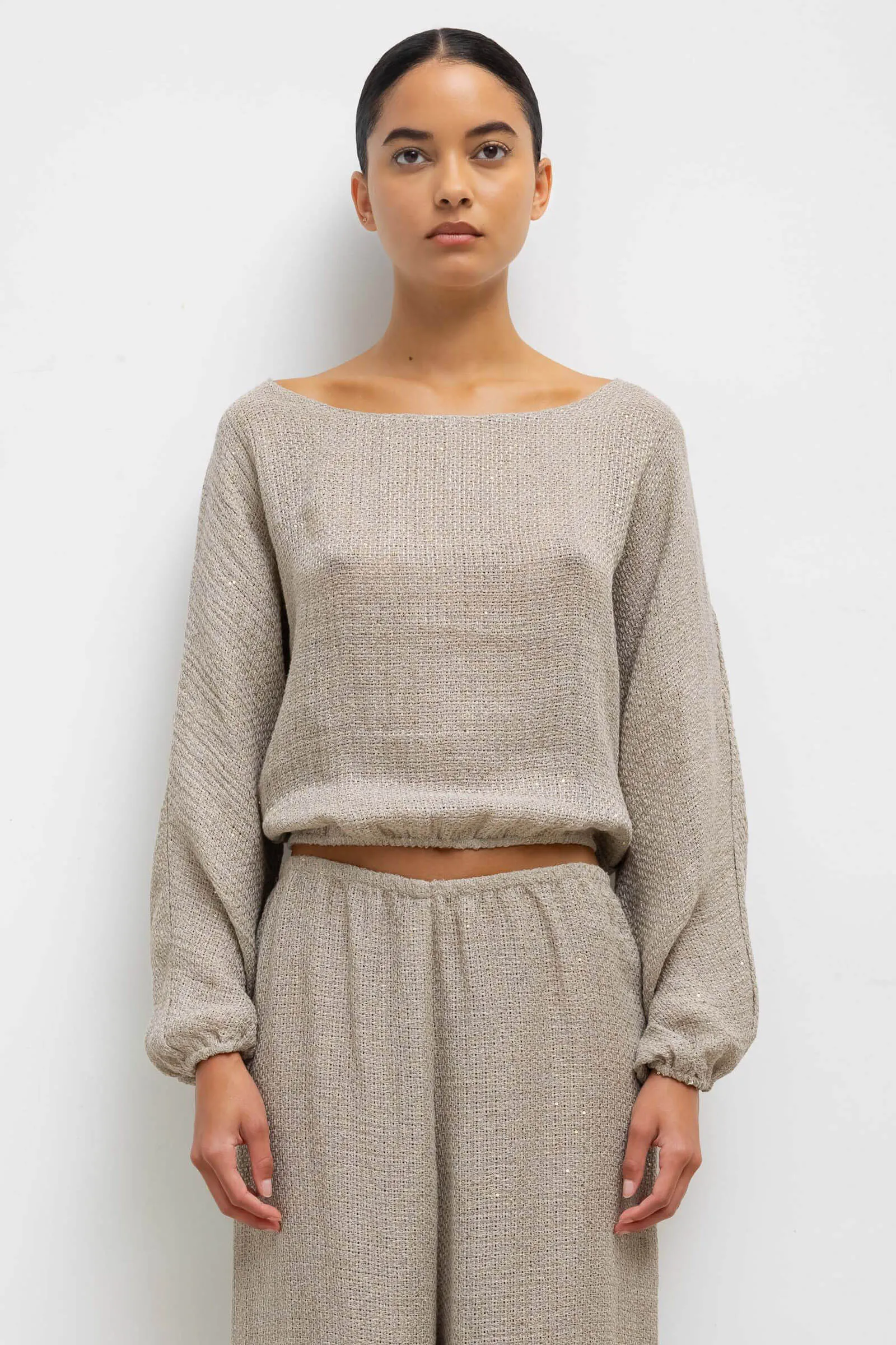 Stella Long Sleeve Blouson sold by Leset