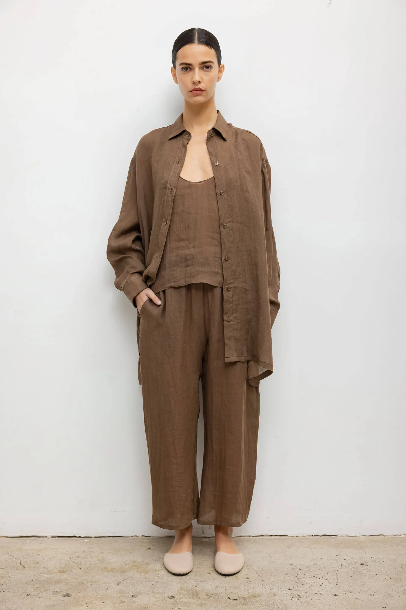 Niko Oversized Button Down sold by Leset product image thumbnail 3